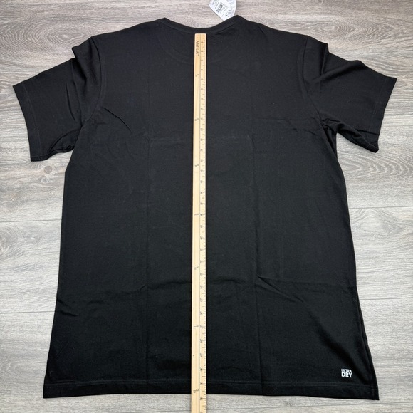 Lacoste Sport Shirt Mens XLT Black Big Green Crocodile Logo Tee Short Sleeve - Picture 11 of 13